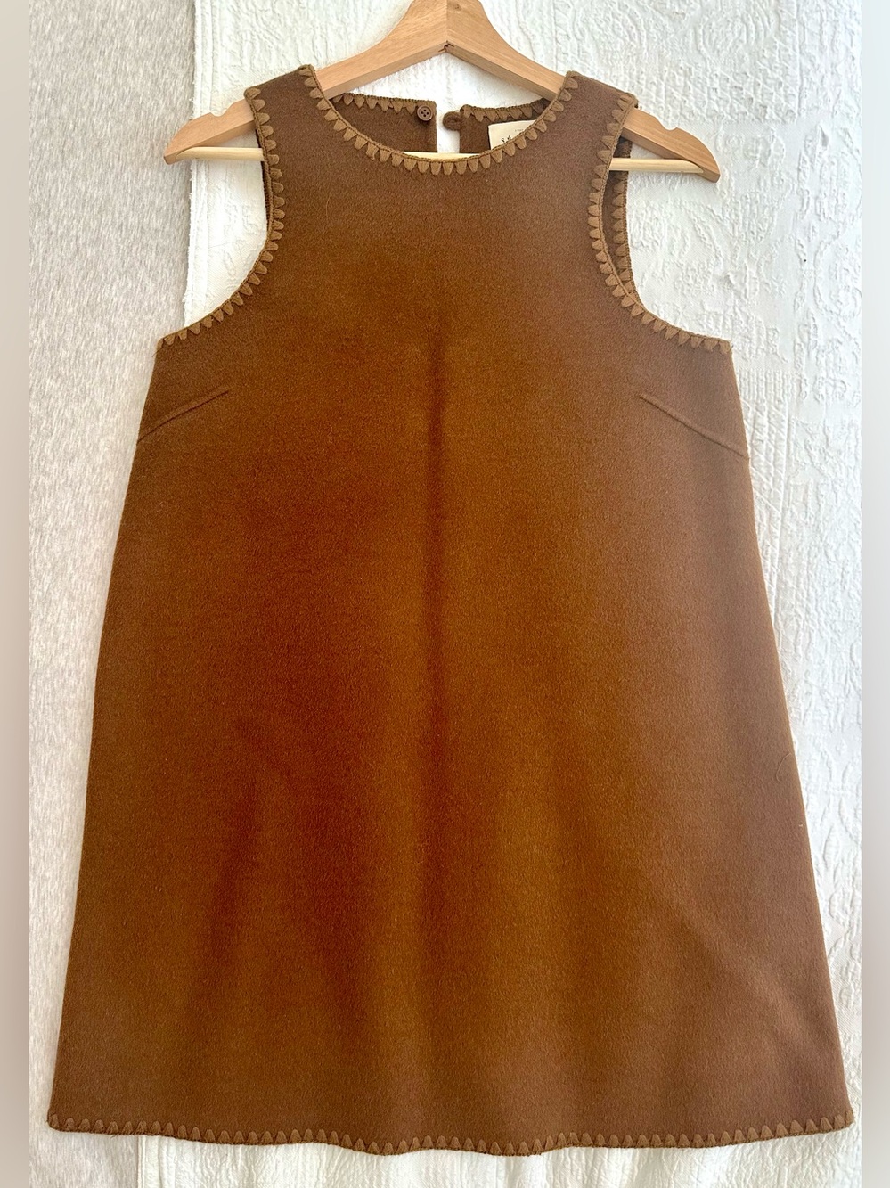 Sézane Sanja Mini Dress in Caramel